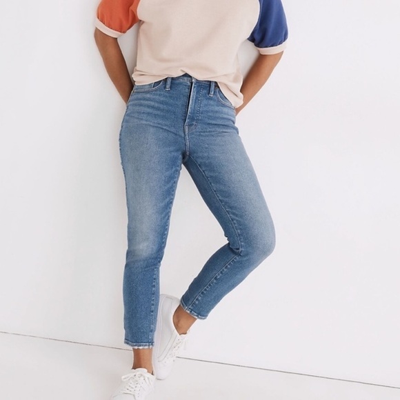 Madewell Stovepipe High-Rise Jeans - Picture 1 of 12